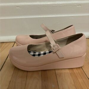 Pink Mary Janes